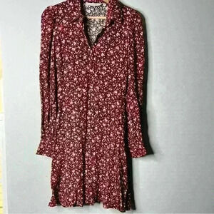 & Other Stories Floral Print Mini Dress